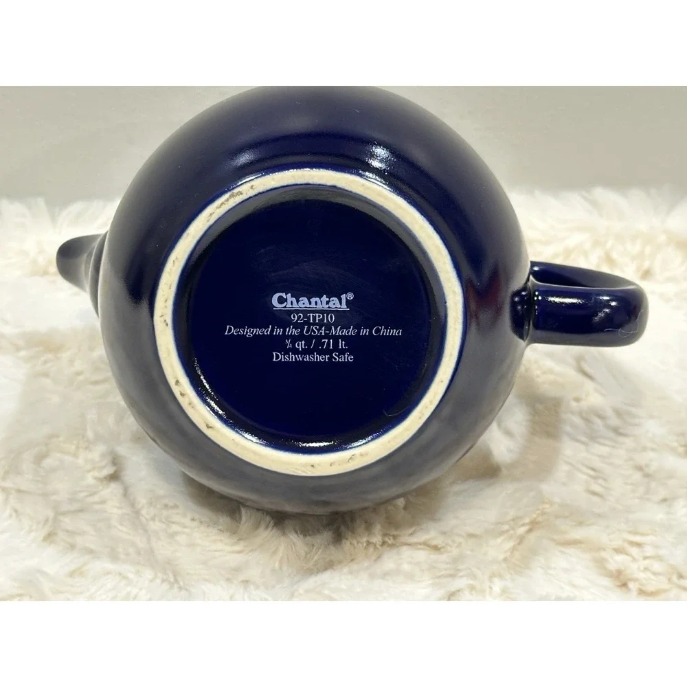 Chantal Cobalt Blue 13‎ oz Tea For One Teapot Cup Model 92-TPC10